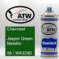 Preview: Chevrolet, Jasper Green Metallic, 56 / WA329D: 400ml Sprühdose, von ATW Autoteile West.